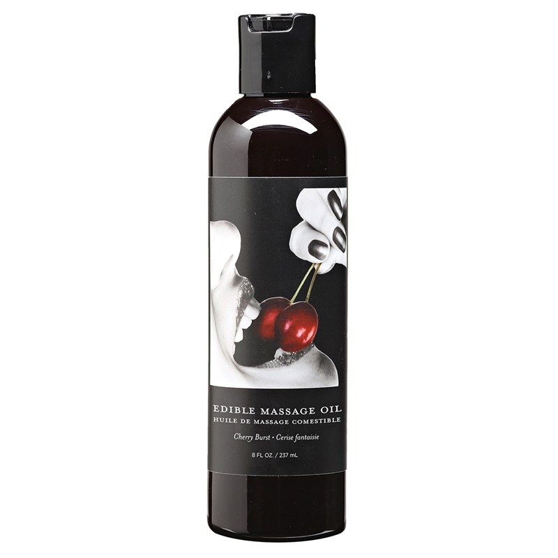 EB Edible Massage Oil 8oz Cherry