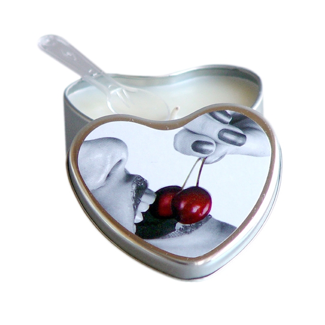 EB Massage Candle Edible Cherry 4oz Hrt