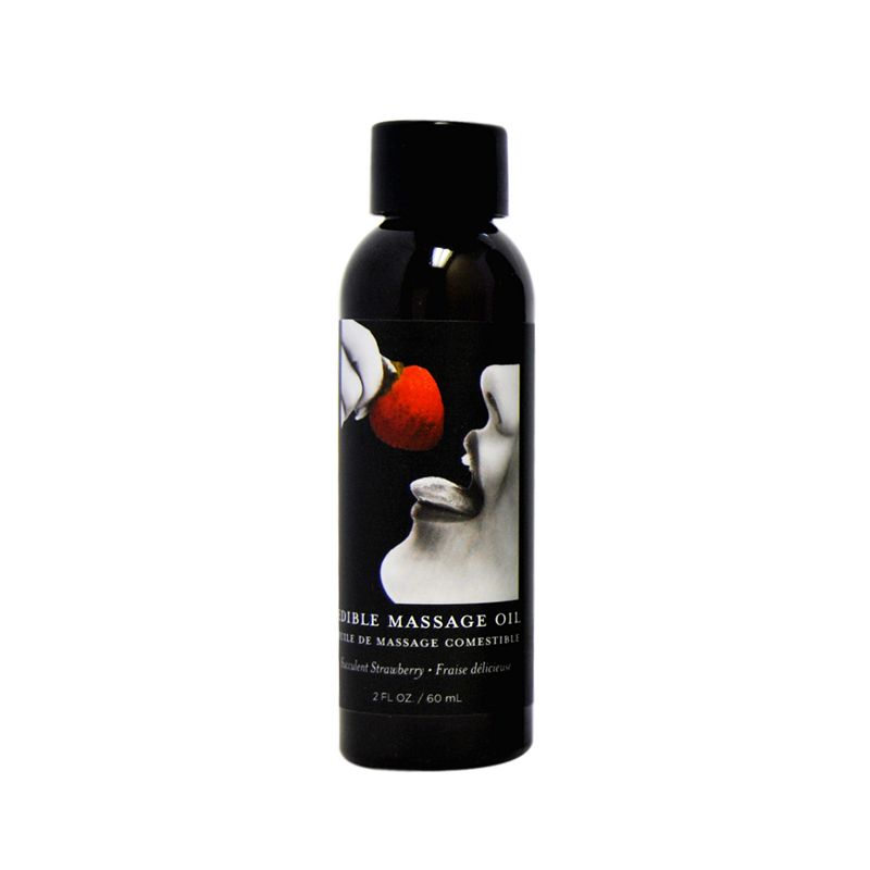 EB Edible Massage Oil Strawberry 2oz