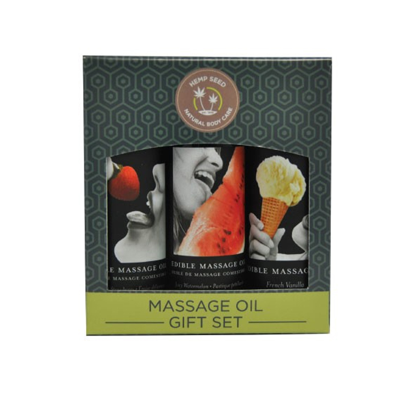 EB Edible Gift Set (3 2oz Massage Oils)