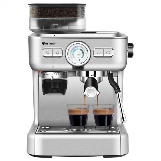 espresso machine with grinder