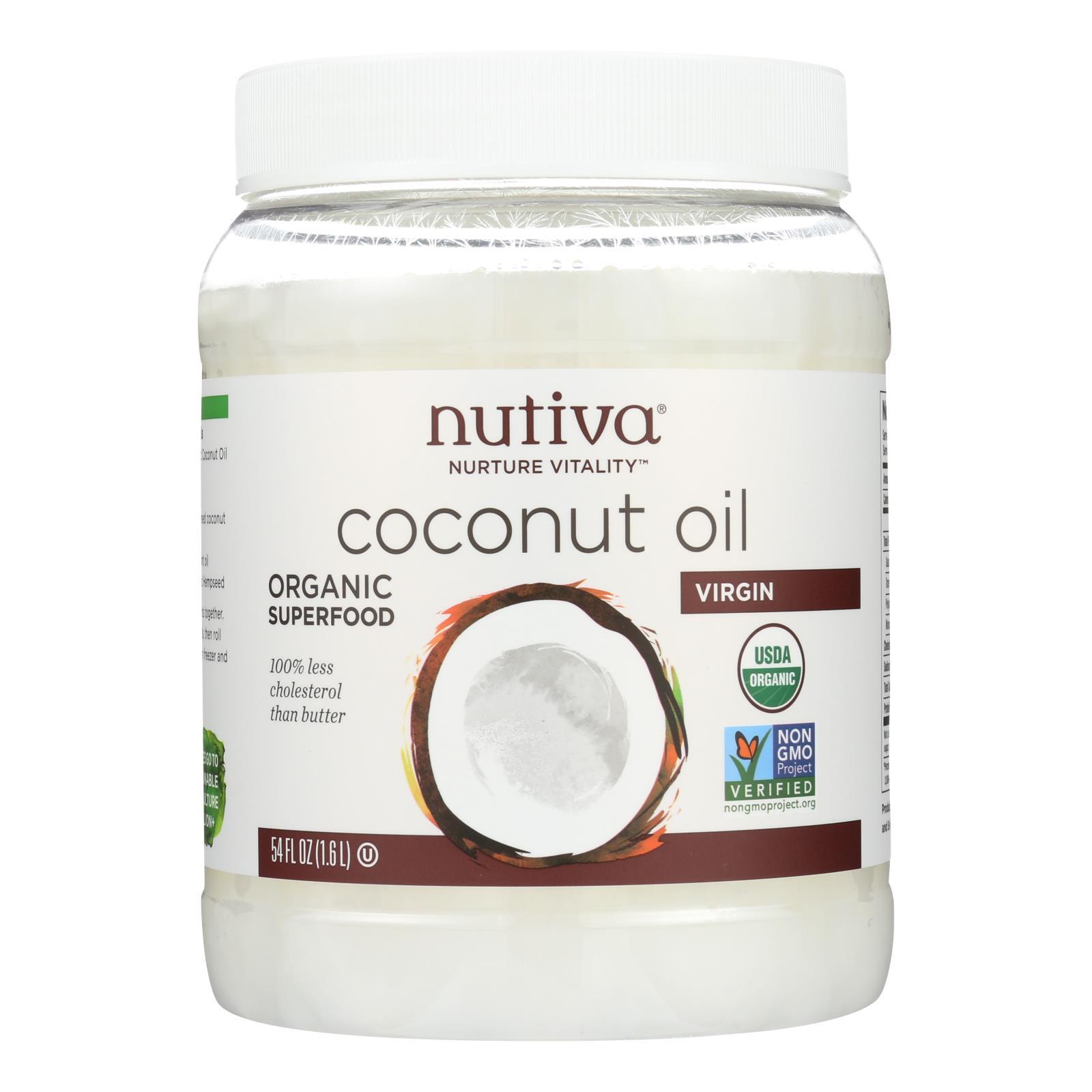 Nutiva Virgin Coconut Oil Organic – 54 fl oz