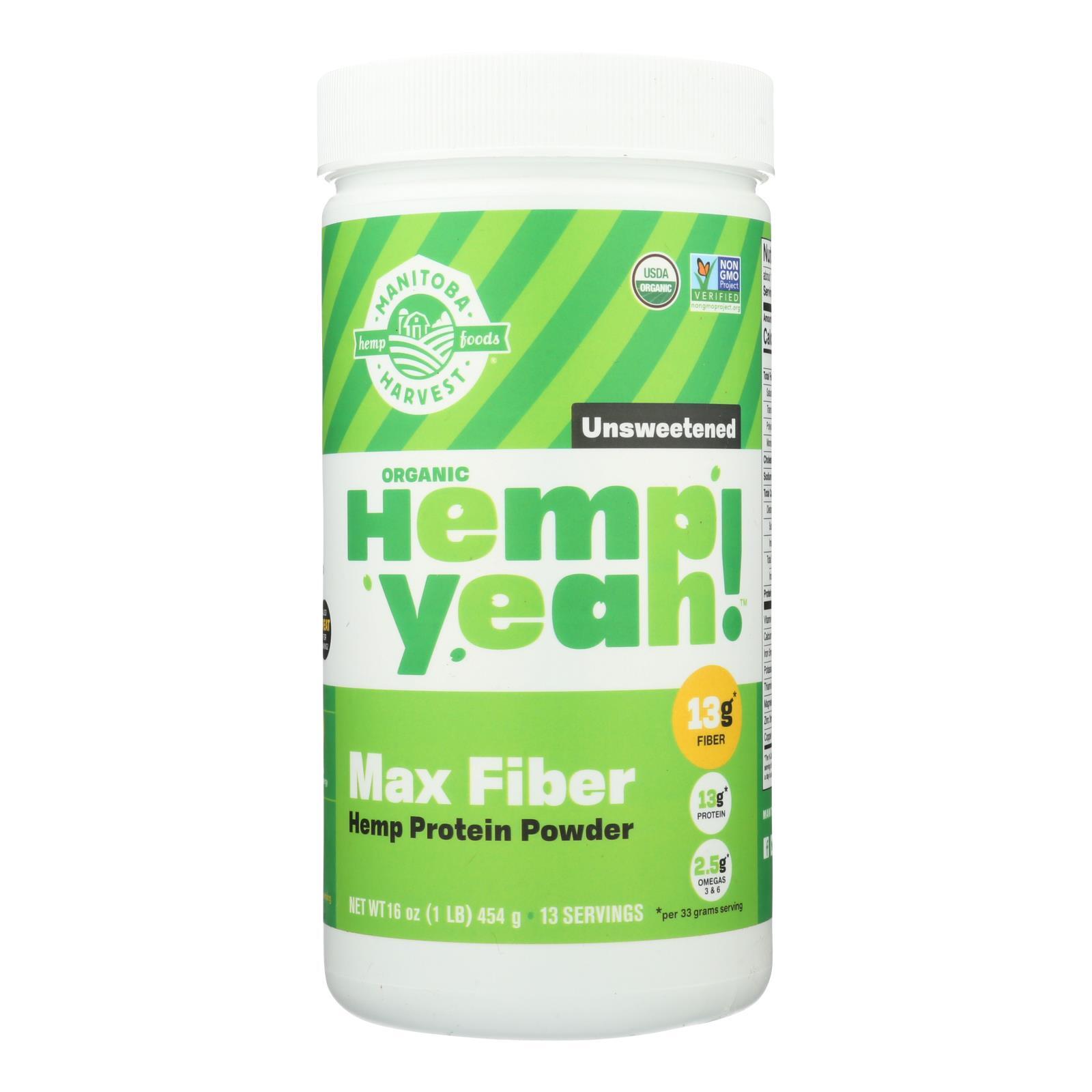 Manitoba Harvest Organic Hemp Pro Fiber – 16 oz