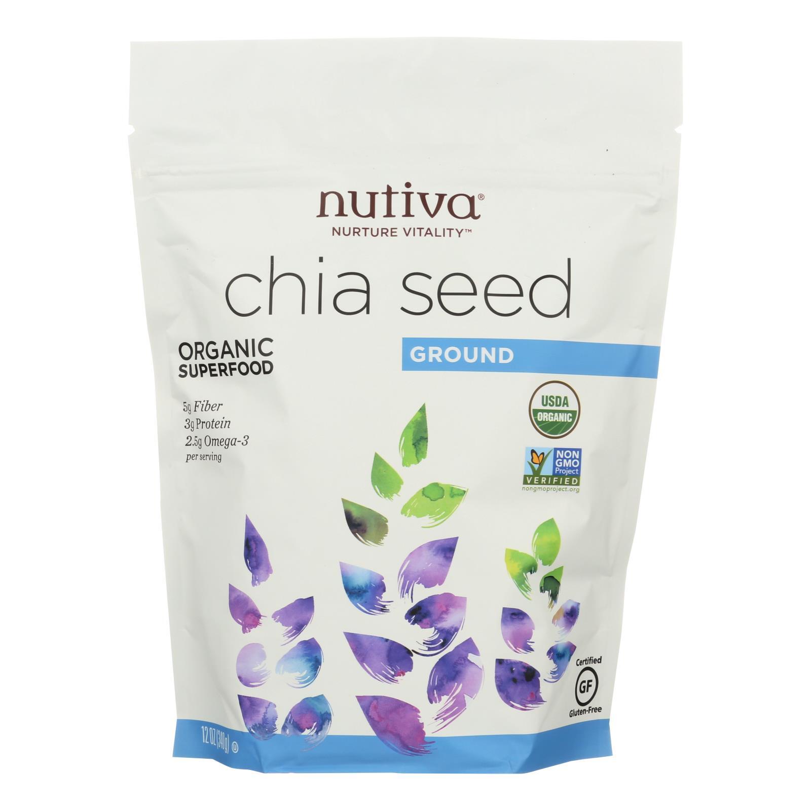 Nutiva Organic Milled Chia Seeds – 14 oz