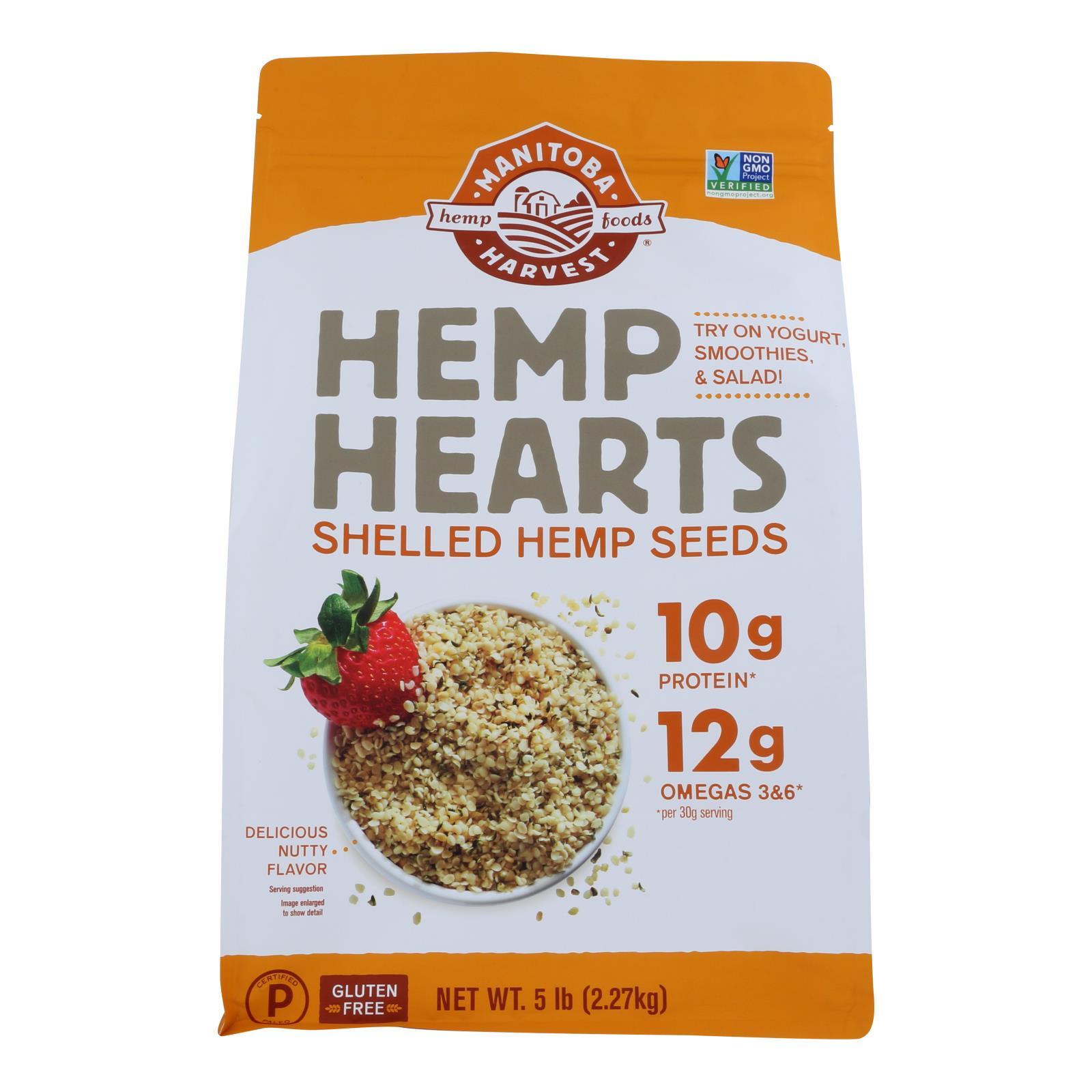 Manitoba Harvest Hemp Hearts – Shelled – 5 lb – 1 each