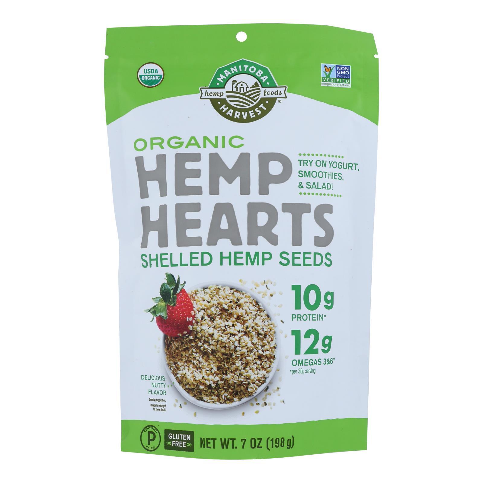 Manitoba Harvest Organic Hemp Hearts – Shelled – 7 oz
