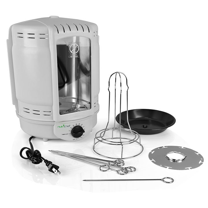 Drop Nutrichef Vertical Countertop Rotisserie Rotating Oven Drop Coffee Tea Platform Garment Care Supplier Microwave Ovens