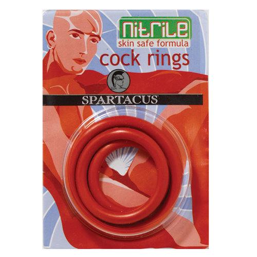Nitrile C-Ring Set (3) (Red)