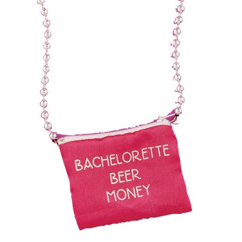 Bachelorette Beer Money Necklace