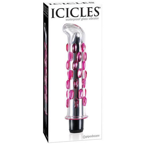 Icicles No. 19- 7.5in G Spot Glass Dong