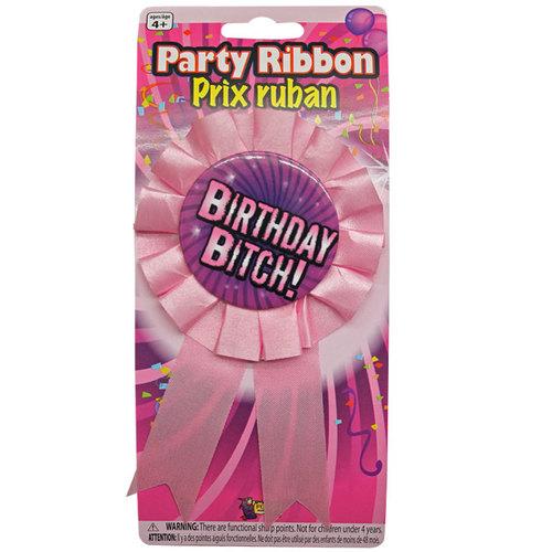Birthday Bitch Award Ribbon