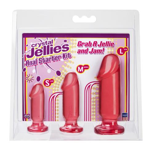 Crystal Jellies Anal Starter Kit Pink