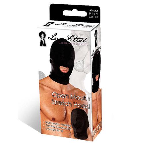 Lux Fetish Open Mouth Stretch Hood