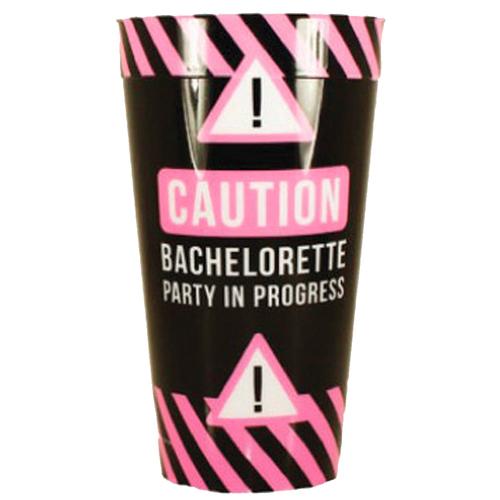 Caution Bachelorette Party Plastic Cup
