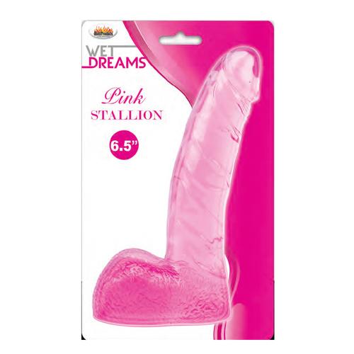 Wet Dreams Stallion Dildo W/Balls Pink