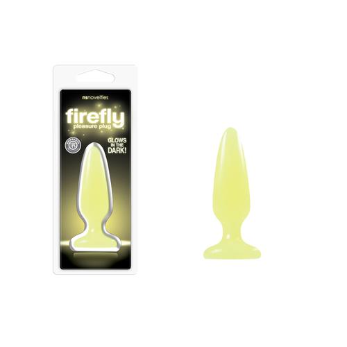 Firefly Pleasure Plug GITD Small Yellow