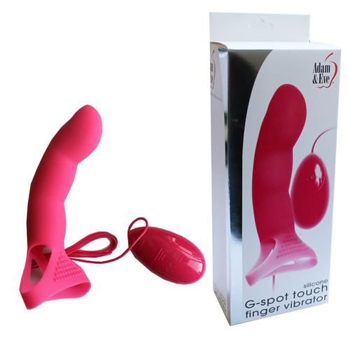 A&E G-Spot Touch Finger Vibrator Pink