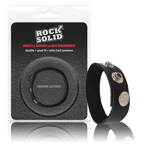Rock Solid Adjustable 3 Snap Ring (Blk)