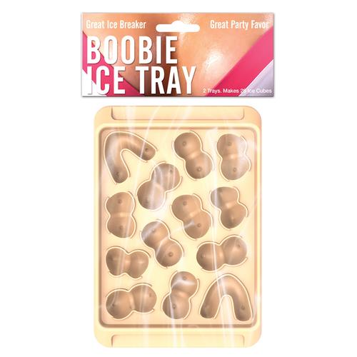 Boobie Ice Tray Assort Shapes 2/Pk