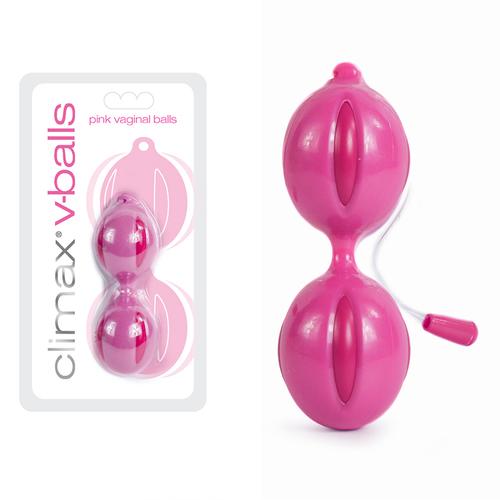 Climax V-Ball Pink Vagina Balls