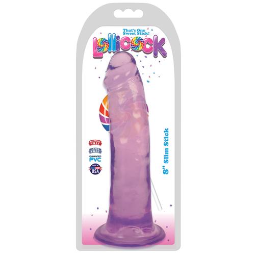 Lollicock Slim Stick 8in Grape