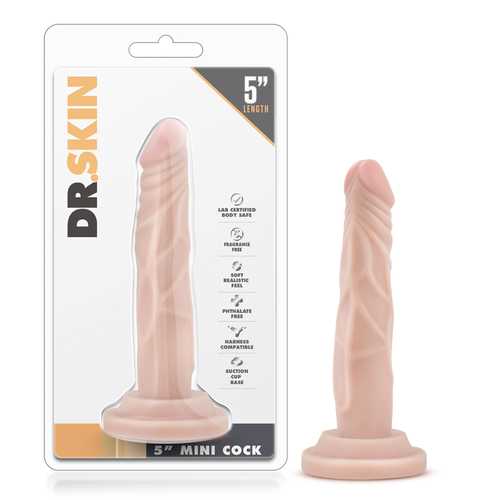 Dr. Skin - 5in Mini Cock - Beige