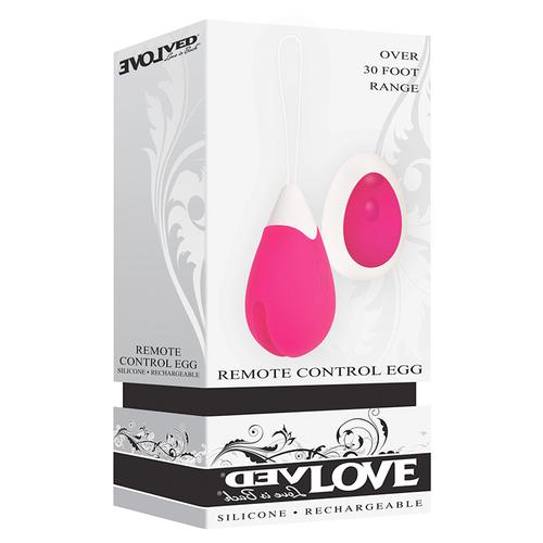 Evolved Rechargeable Egg R/C Silicone Pk
