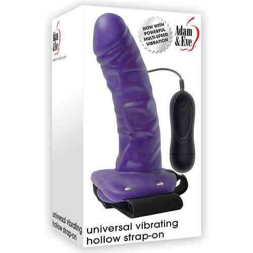 A&E Universal Vibe Hollow Strap-On Pur