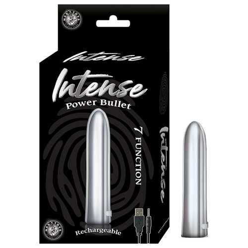 Intense Power Bullet Rechargeable Silver