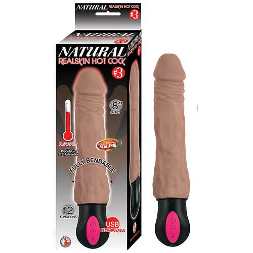 Natural Realskin Hot Cock #3 Brown