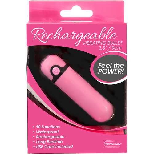 Simple and True Rechargeable Bullet Pink