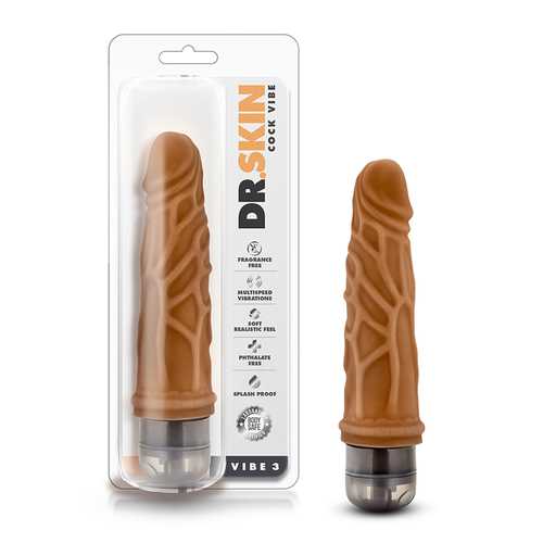 Dr. Skin - Cock Vibe 7.25in Vib Cock Mch