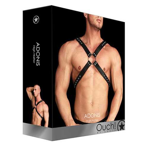 Ouch! Adonis - High Halter - Black