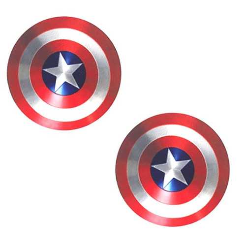 Neva Nude Pasty Captain America Shield