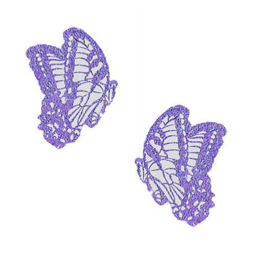 Neva Nude Pasty Butterfly Glitter Lav