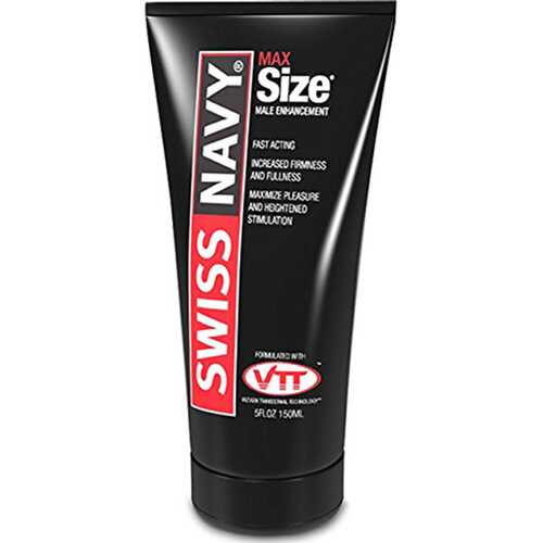 SN Max Size Cream 5oz Black Tube