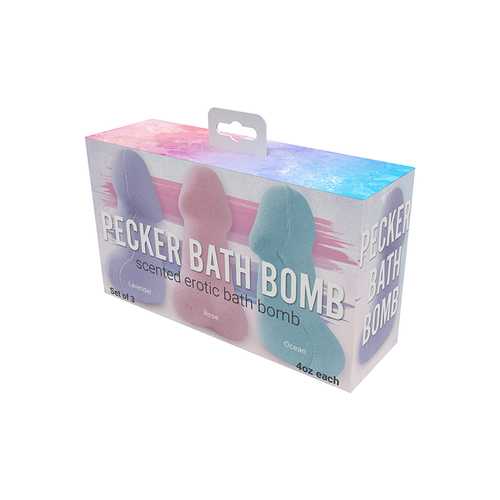 Pecker Bath Bomb - 3pk Jasmine Scented