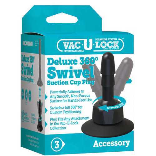 Vac-U-Lock Dlx Swivel Suction Cup Plug