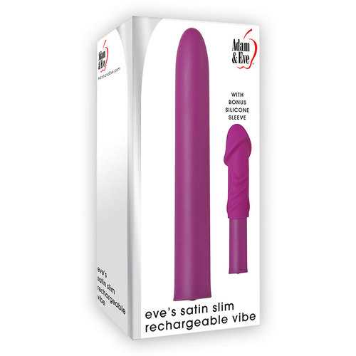 A&E Eve's Satin Slim Rechargeable Vibe