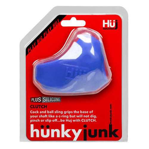 Hunkyjunk CLUTCH cock/ball sling, cobalt