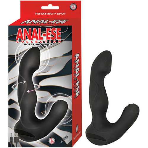 Anal Ese Collection Rotate PSpot Vibe Bk