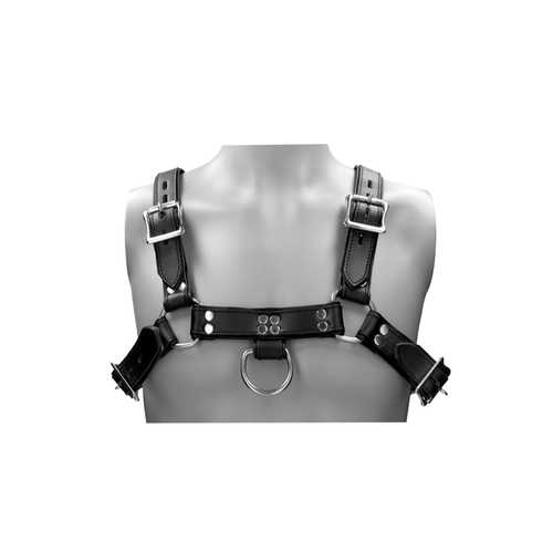 Ouch! Pain - Leather Male Chest Harness