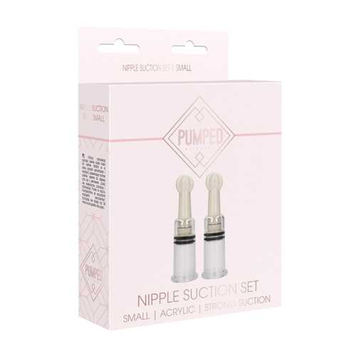 Pumped - Nipple Suction Set Small - Rose