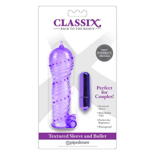 Classix Textured Sleeve&Bullet,Purple