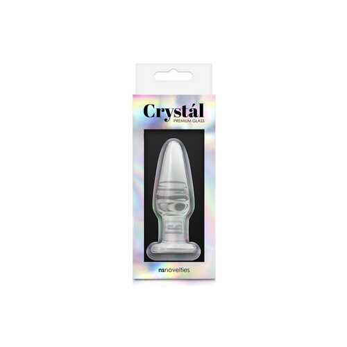 Crystal Tapered Plug Small Clear