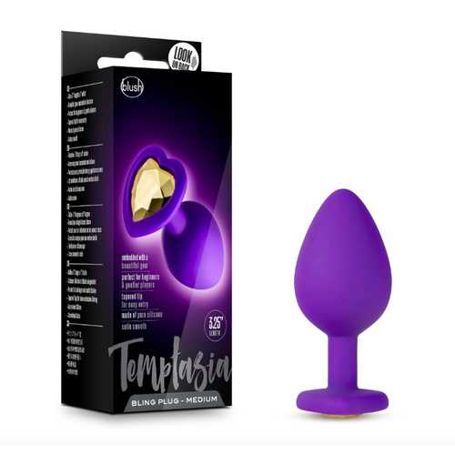Temptasia - Bling Plug Medium - Purple