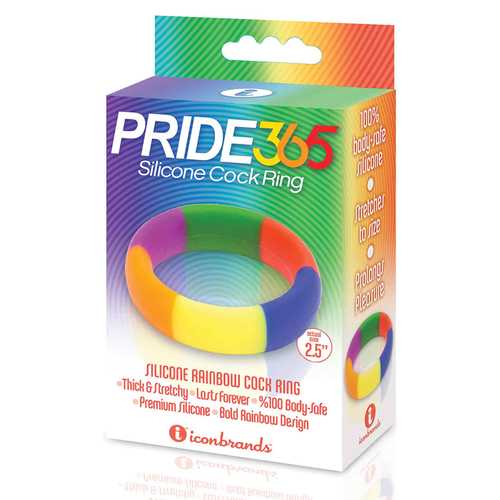The 9's Pride 365 Rainbow Cock Ring