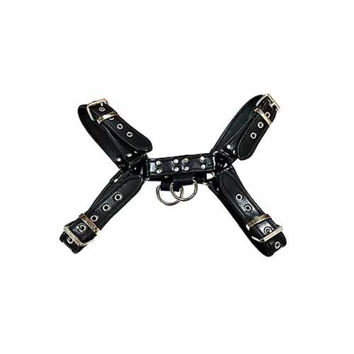 O.T.H Leather Harness - BLACK size EXTRA