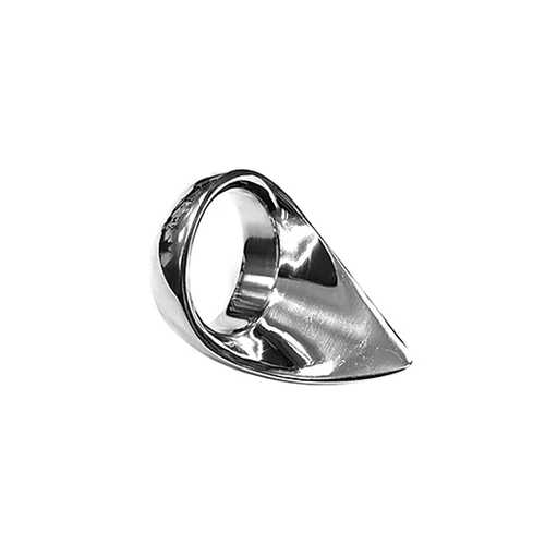  Stainless Tear Drop Cock Ring Clamshell