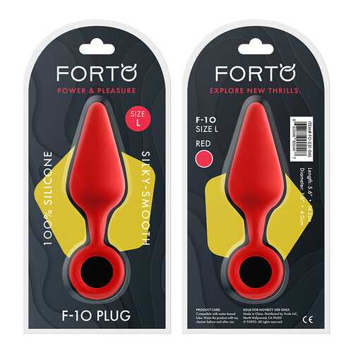 Forto F-10: Sili Plug W/Pull Ring Lg R